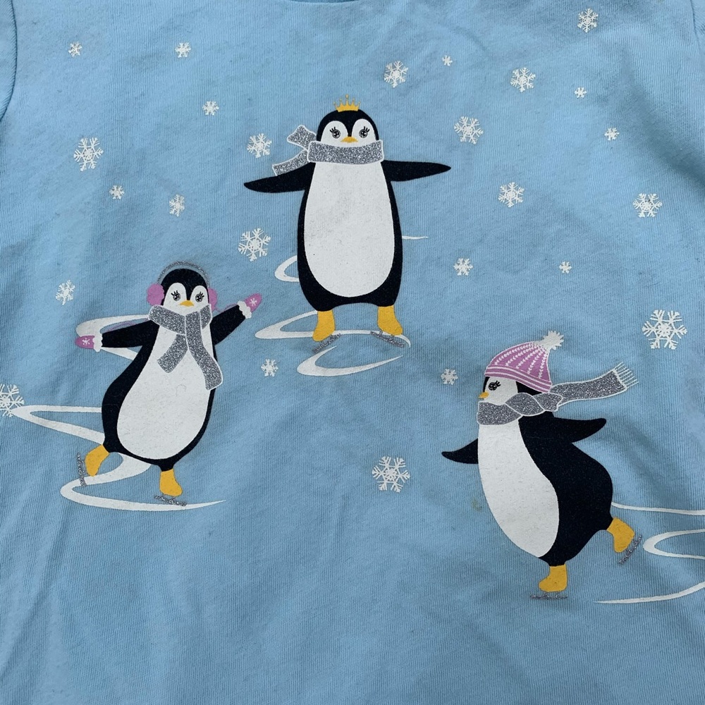 🌈6/$10 Long Sleeve Penguin Tee - Picture 2 of 6
